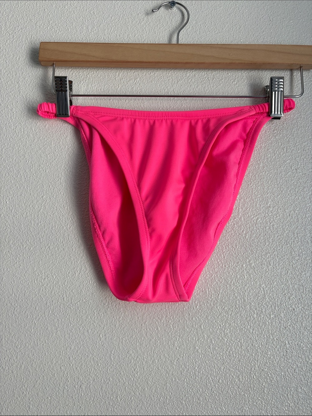 Women's High-Cut Bikini Bottom - Hot Pink